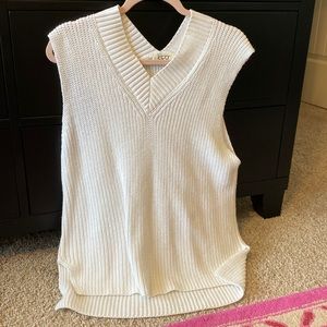 White Sweater Vest
